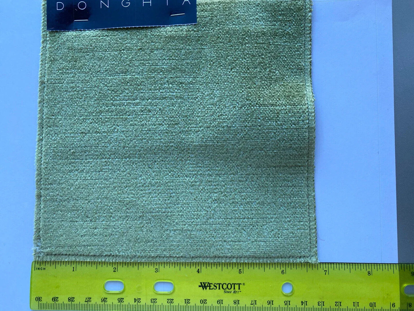 by yard Brunschwig & Fils Ginger Silk Mohair Velvet in Mambo Green MSRP USD 996/y