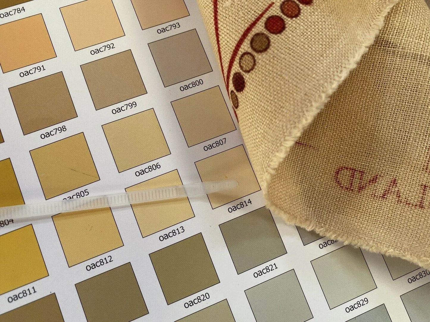 Lee Jofa G.P. and Baker Deer Forest Linen Red Terra-Cotta on Sand