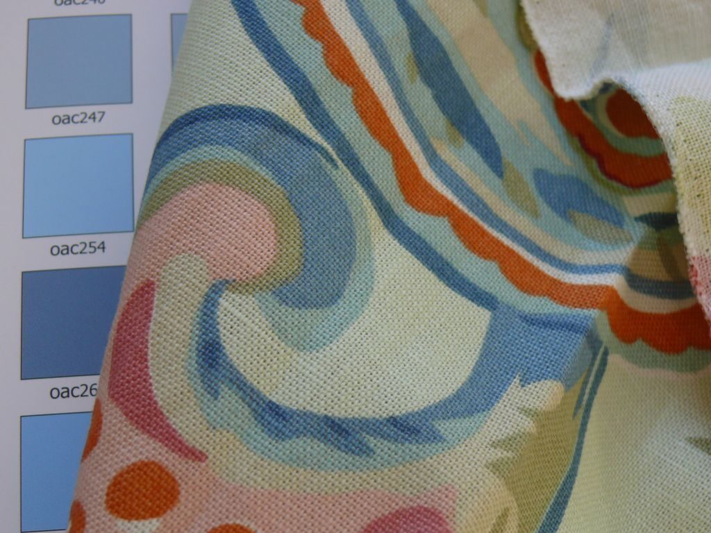 4.8Y Brunschwig & Fils Sunderland Celedon Artistic Floral Linen/Cotton Historical Print Chintz MSRP$194/y