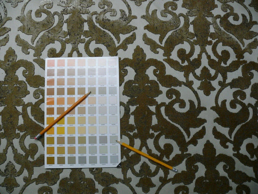 By Yard Scalamandre Venezia Silk Velvet Sable Golden Brown MSRP USD720/Y Special Order