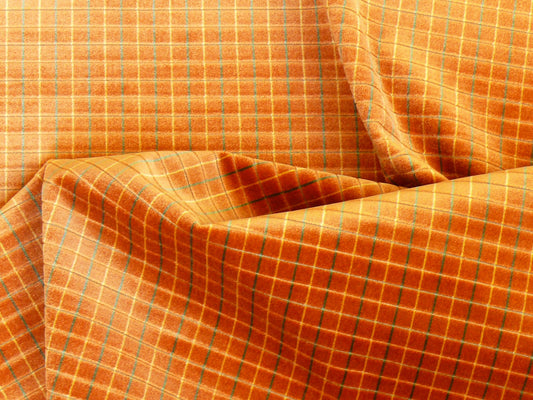 Lee Jofa Figaro Velvet Check Spice Gold Bty