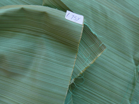 Kravet Prism Jewel Green 100%silk Taffeta Strie 1.75y Beauty!
