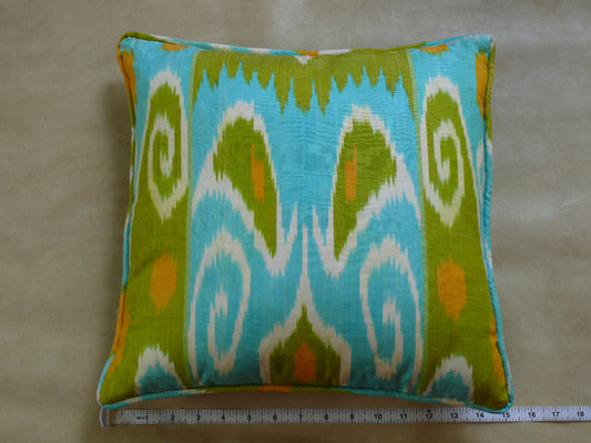 Brunschwig & Fils Ikat Silk - Turquoise