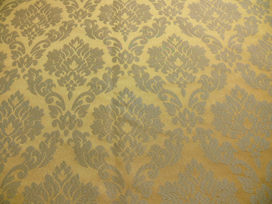 Classic Damask Medallion Cotton Blend - Gold