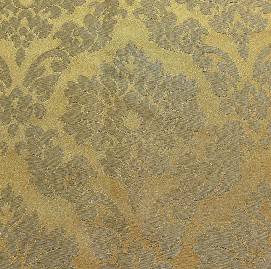 By Yard Gold Classic Damask Medallion Cotton Blend MSRP USD 200/Y #977