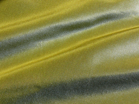 High End Ceylon 100% silk Taffeta Jade Green With Gold Shot Tropical Lush Jungle MSRP USD 275/yard By Yd