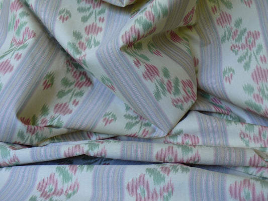 Lee Jofa Lambelet Stripe Rose Amber On Cream Incredibly Charming