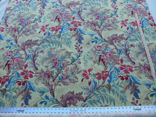 Bty Scalamandre Manon Multi/cream Yellow Green Red Pink Blue Wild Tropical Floral Opera MSRP USD 244/Y
