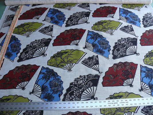By Yd Lee Jofa Gp&j Baker Batik Fans Jewel Linen Japanese Chrysanthemum Bird Gilded Emperor's Garden MSRP USD 190/y