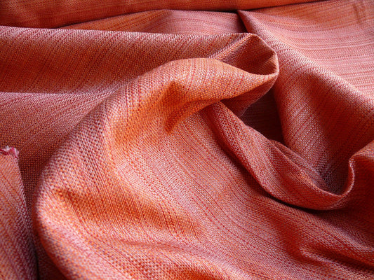 Lee Jofa Lee Jofa Gibraltar Silk.salmon Orange Heavy Woven Silk MSRP 276/Y