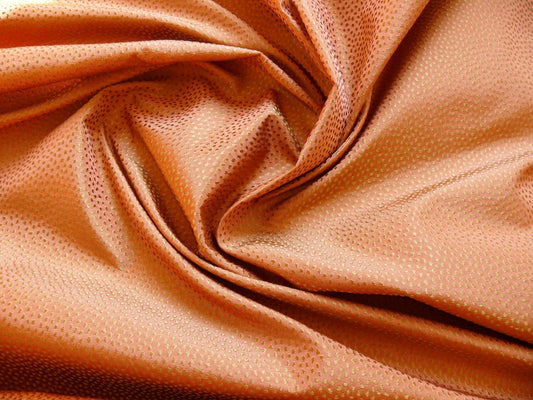 BY Yard Clarence House Galuchat In Cuivre Shark Skin Shagreen Copper Red 100% Silk Jacquard #535