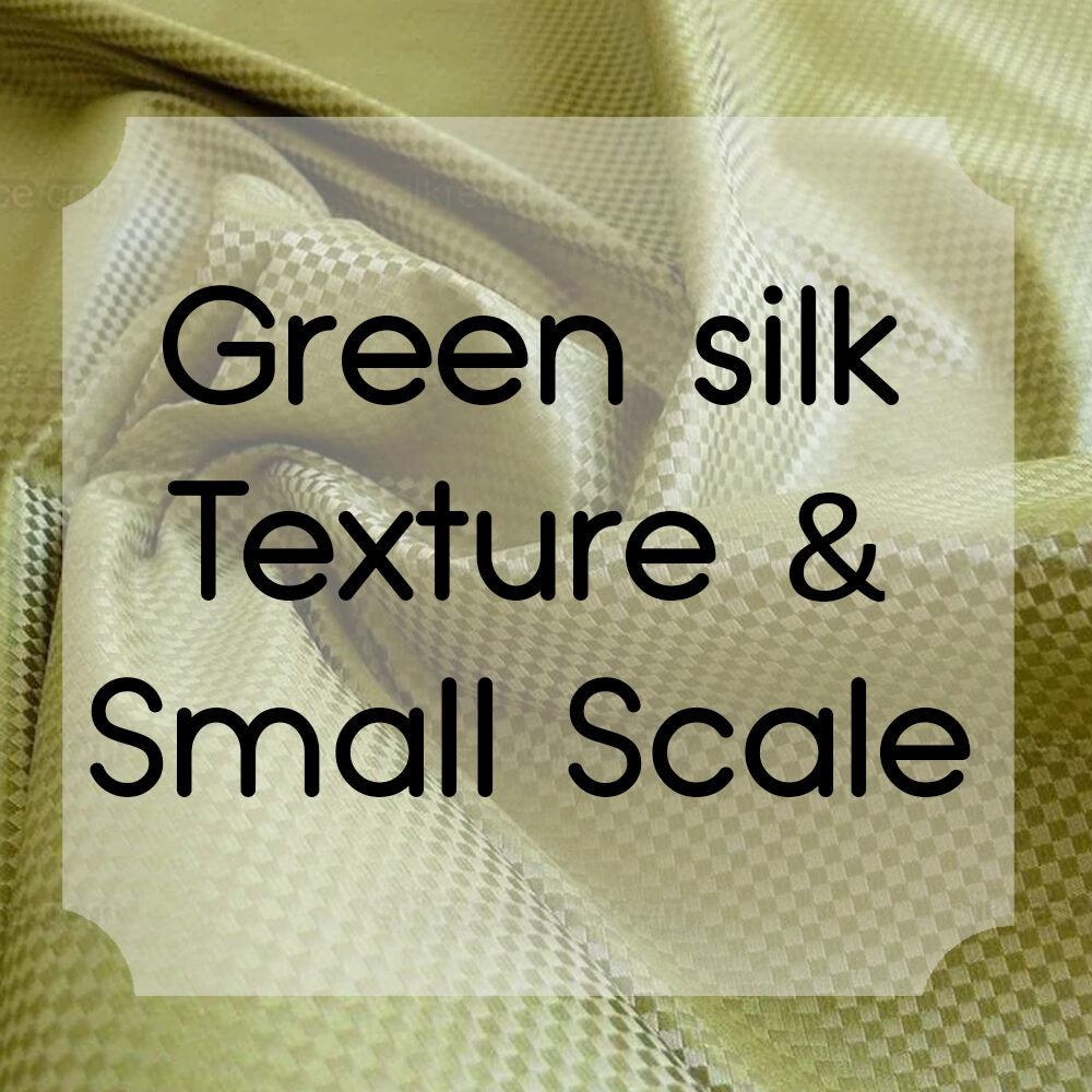 Green silk Texture &amp; Small Scale