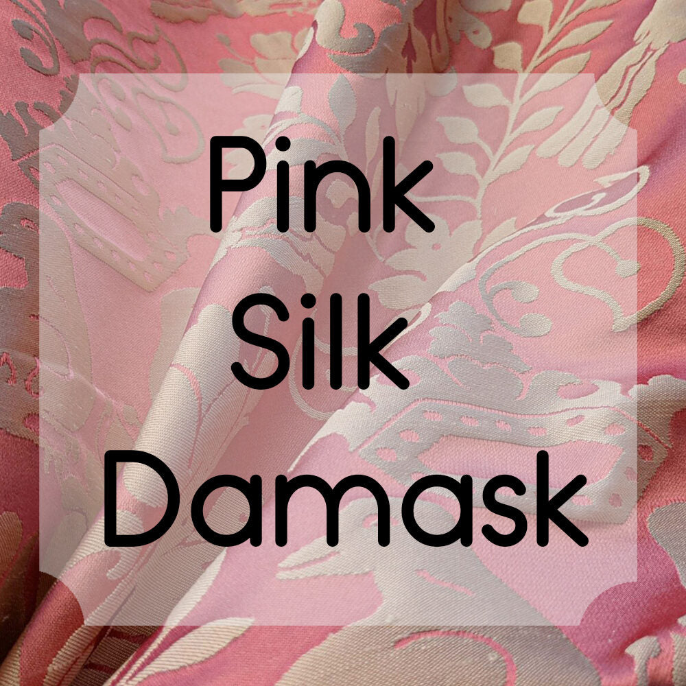 Pink Silk Damask