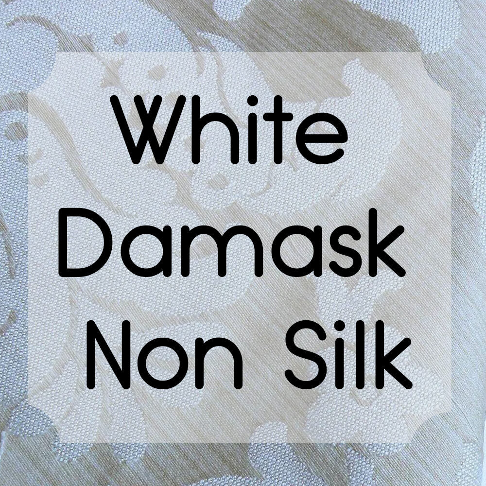 White Damask Non Silk