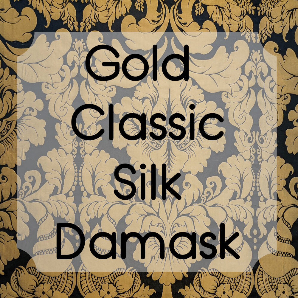 Gold Classic Silk Damask