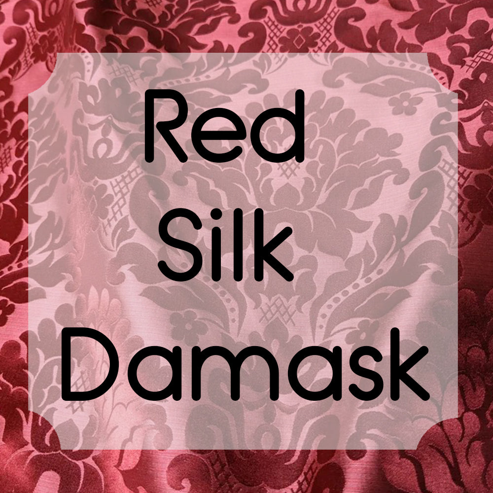 Red Silk Damask