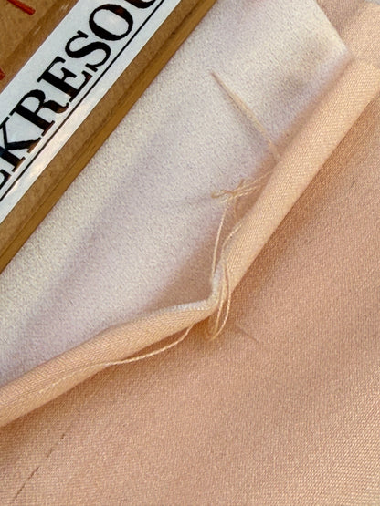 Royal Satin Pale Palest Blush Pink Silk Cotton Heavy Satin Upholstery Rated Special Order