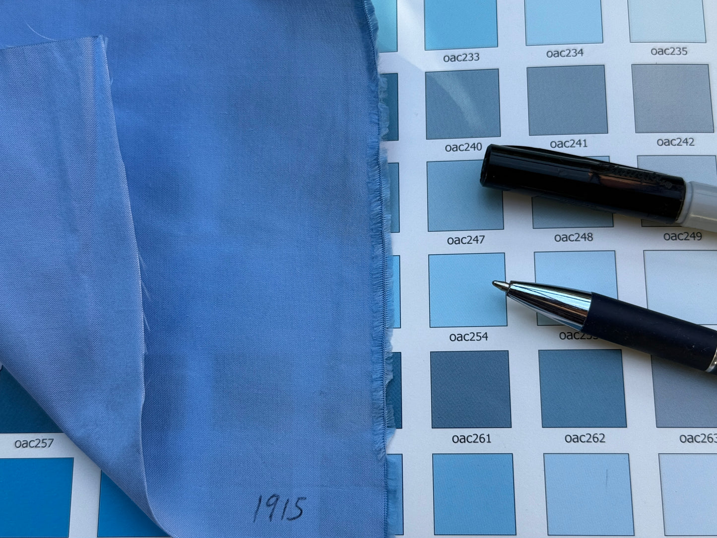 Sky Blue Sunny Day 100% Silk Very Smooth Special Order By Yard