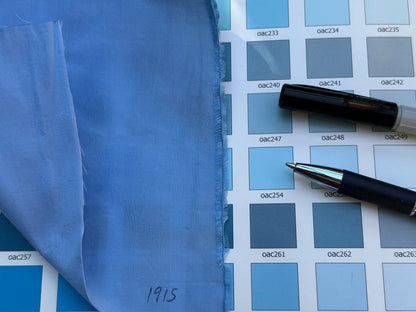 Sky Blue Sunny Day 100% Silk Very Smooth Special Order By Yard