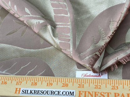 Old World Weavers 100% Silk Damask Carlsten Lilac MSRP USD 278/Y