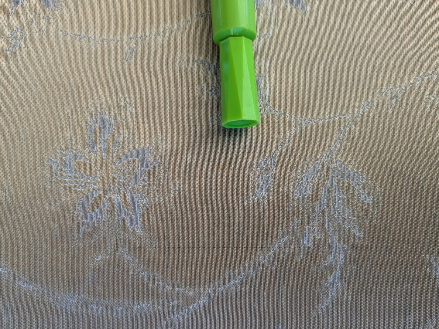 0.9 y Defects Scalamandre Serene "semi-sheer" Silk Pale Sky Blue Cream Old World Weavers MSRP USD 84/y