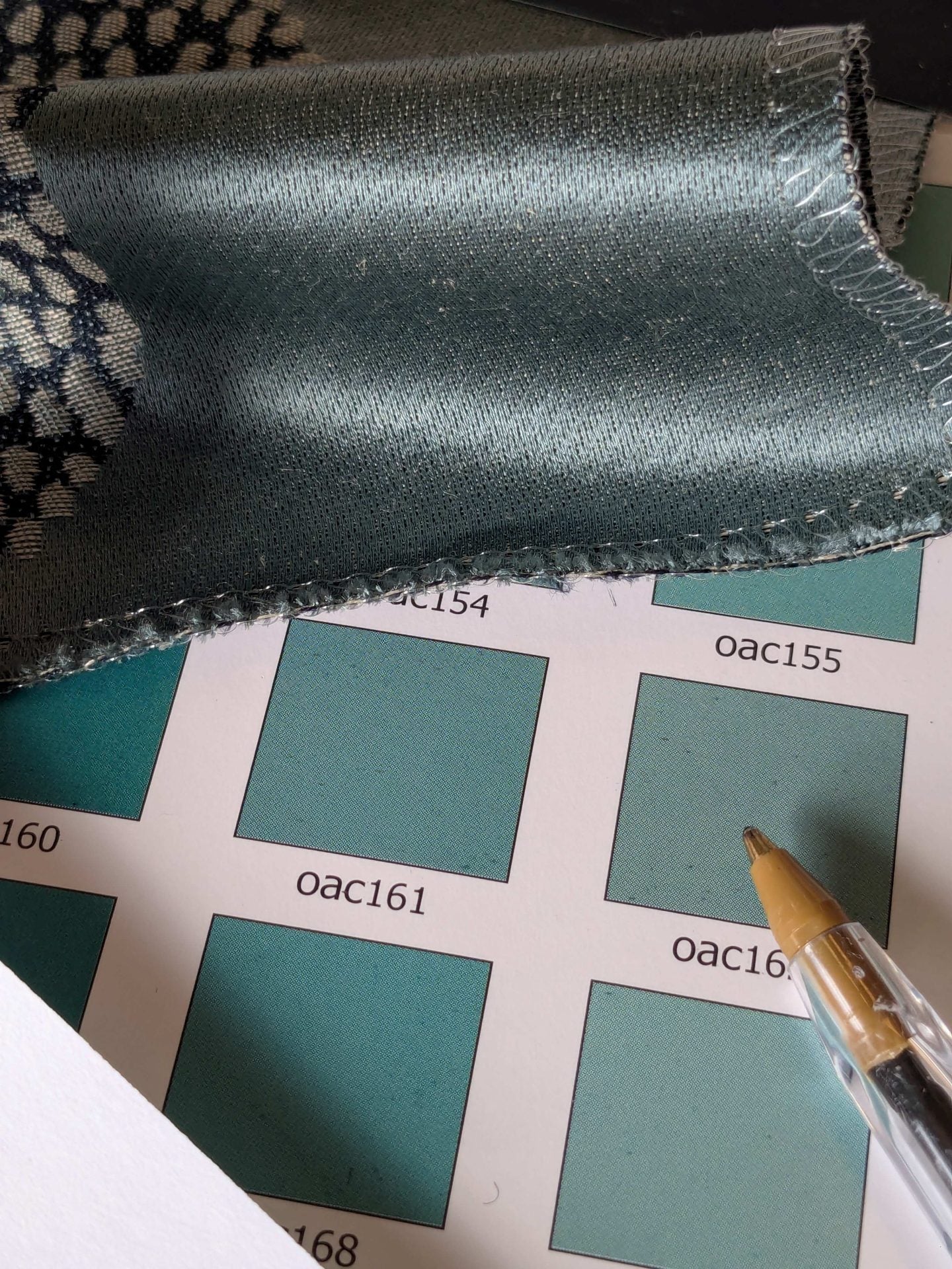 Casamance Cybele Opaline Silk Leaf Foliage