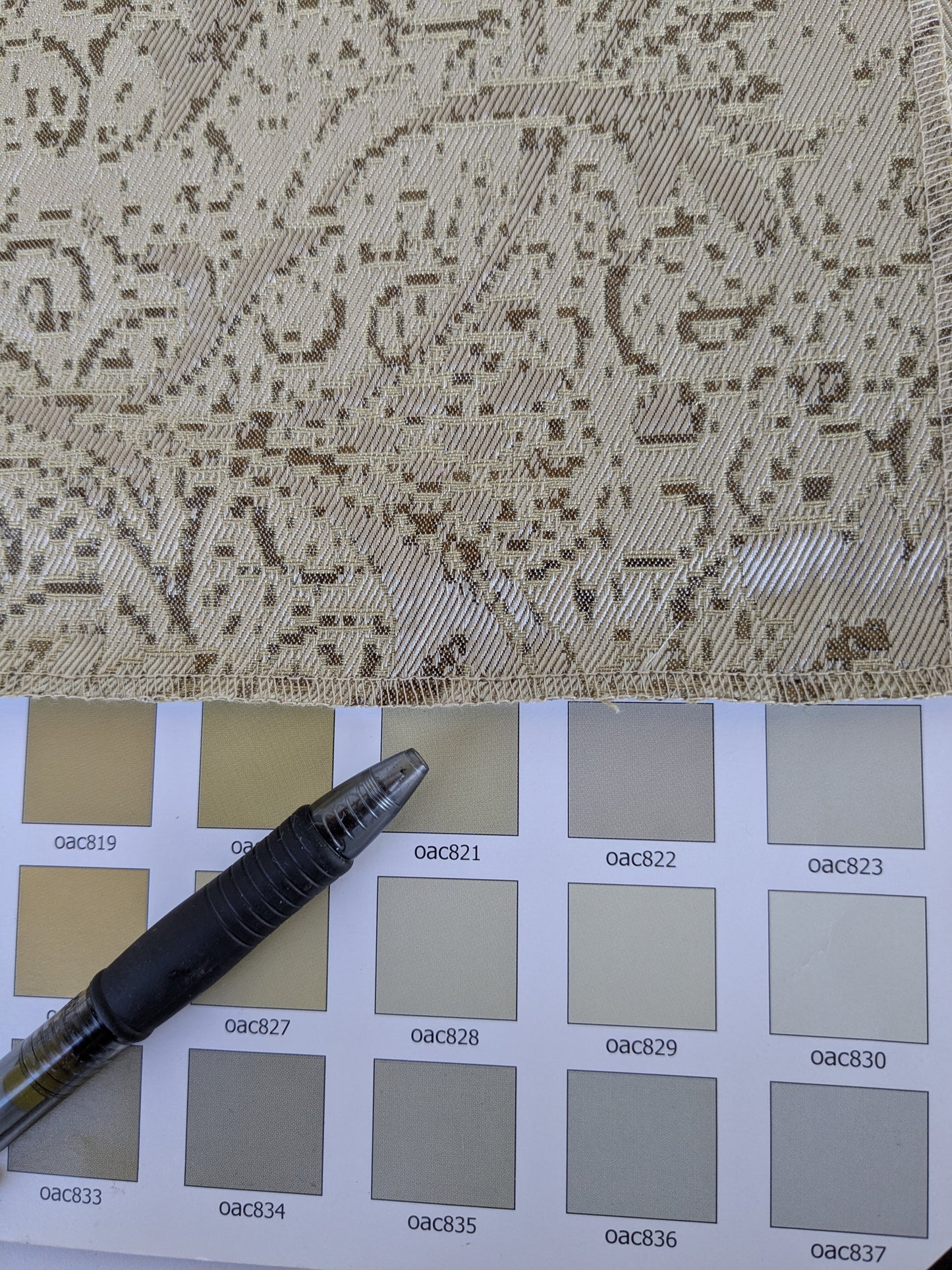 by yard Boboli Garden Silk Damask Italian Metallic Vanilla Cream White Gold MSRP USD 568/yard