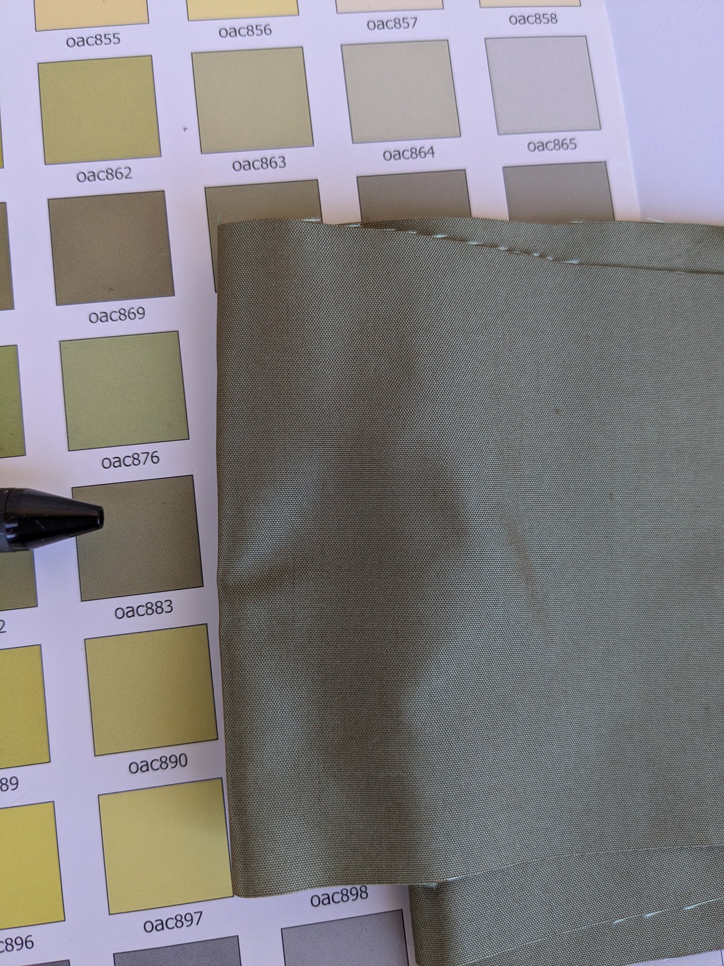 By Yard Lee Jofa Palais Silk Taffeta Olive Green 100% Silk True French Lyon Silk