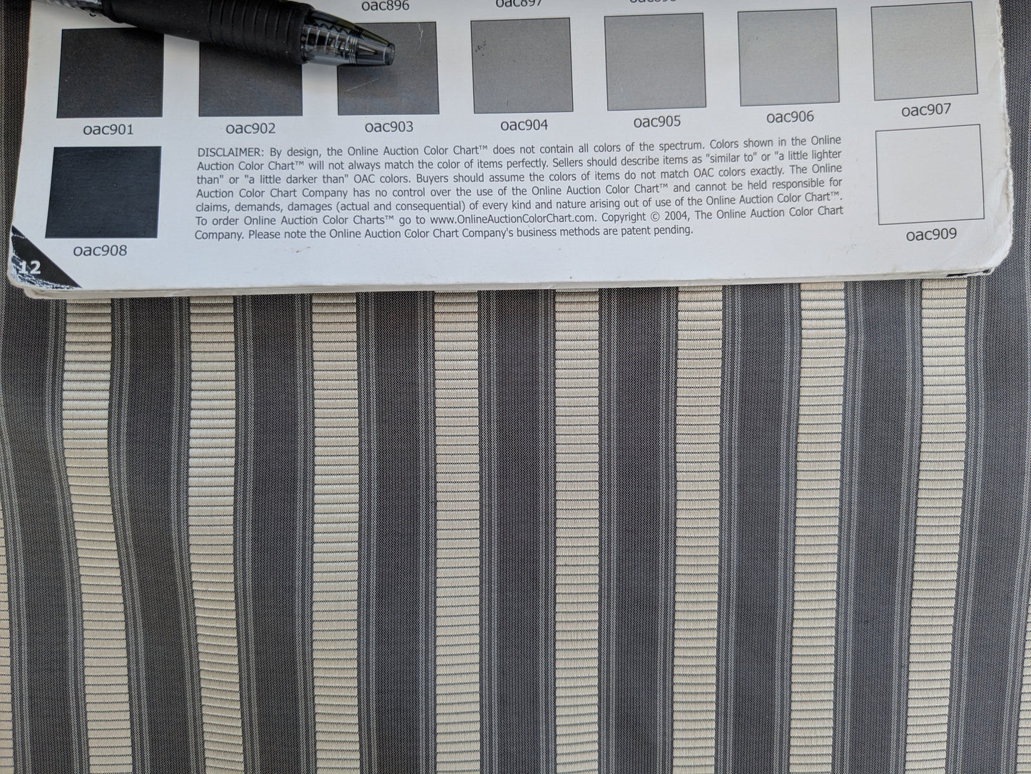 Scalamandre 100% Silk Shirred Stripe Lite Silver MSRPUSD 339/y