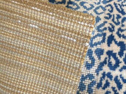 Special Order Scalamandre Corbet Blue White Animal Skin Velvet Cotton MSRP USD 820/Y