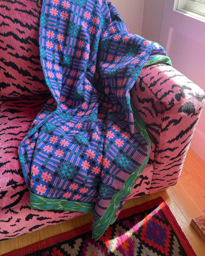 Scalamandre Tigre Jacquard Velvet Reds And Black MSRP USD 756/y