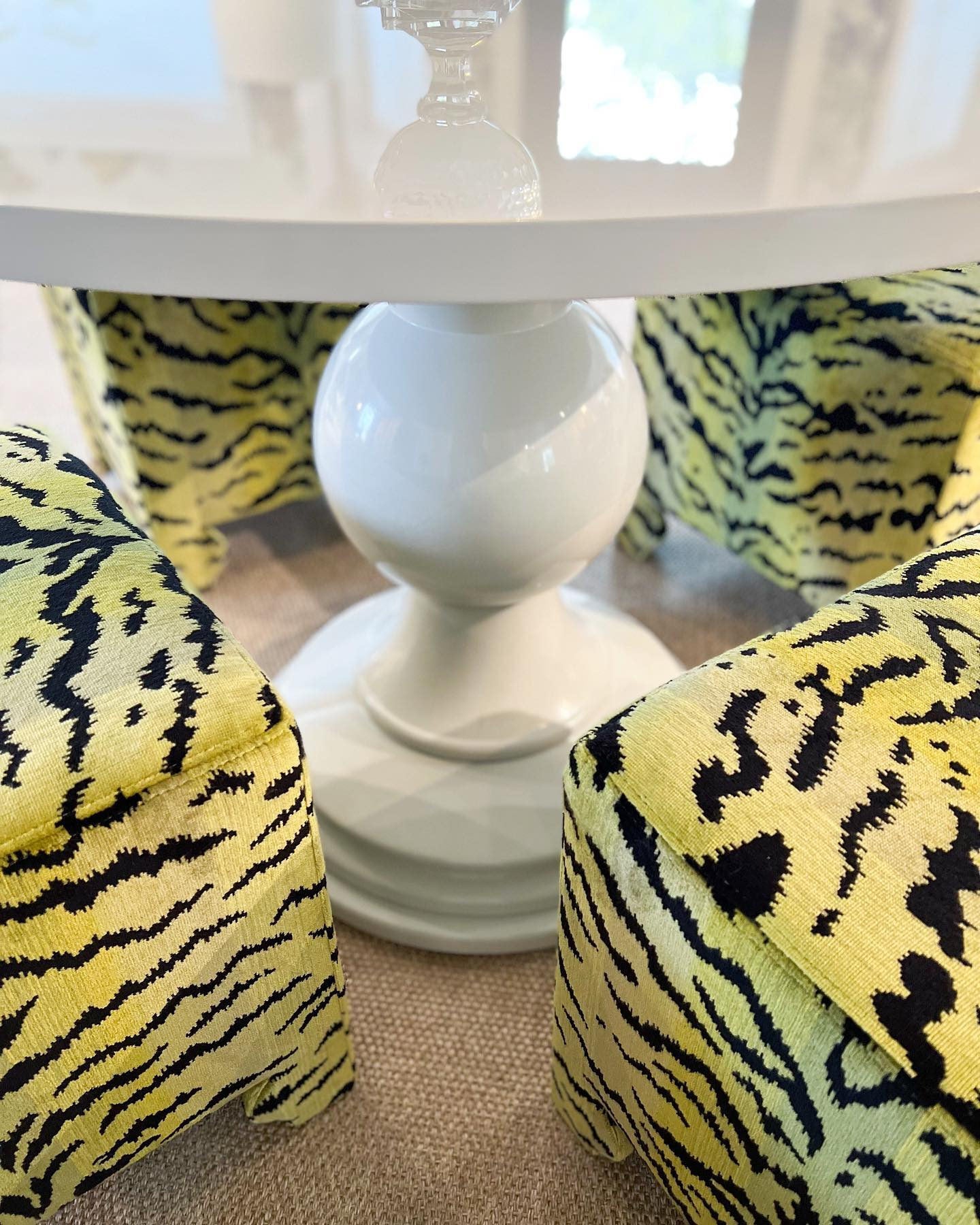 Scalamandre Tigre Jacquard Velvet Greens And Black MSRP USD 756/y