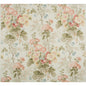 Lee Jofa Hollyhock HDB Apricot Coral Olive Cotton Floral Botanical MSRP USD590/y Special Order