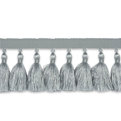 Schumacher Cloud Valentin Silk Tassel Trim Cloud in Sky Blue - Special Order