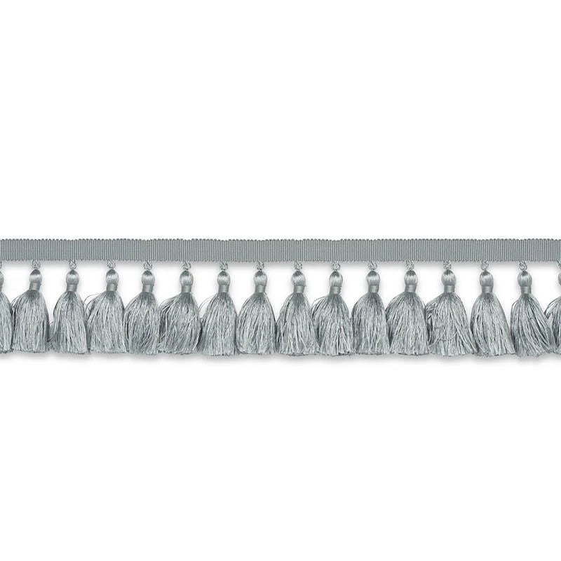 Schumacher Cloud Valentin Silk Tassel Trim Cloud in Sky Blue - Special Order