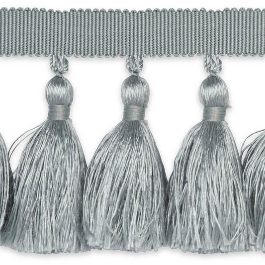 Schumacher Cloud Valentin Silk Tassel Trim Cloud in Sky Blue - Special Order