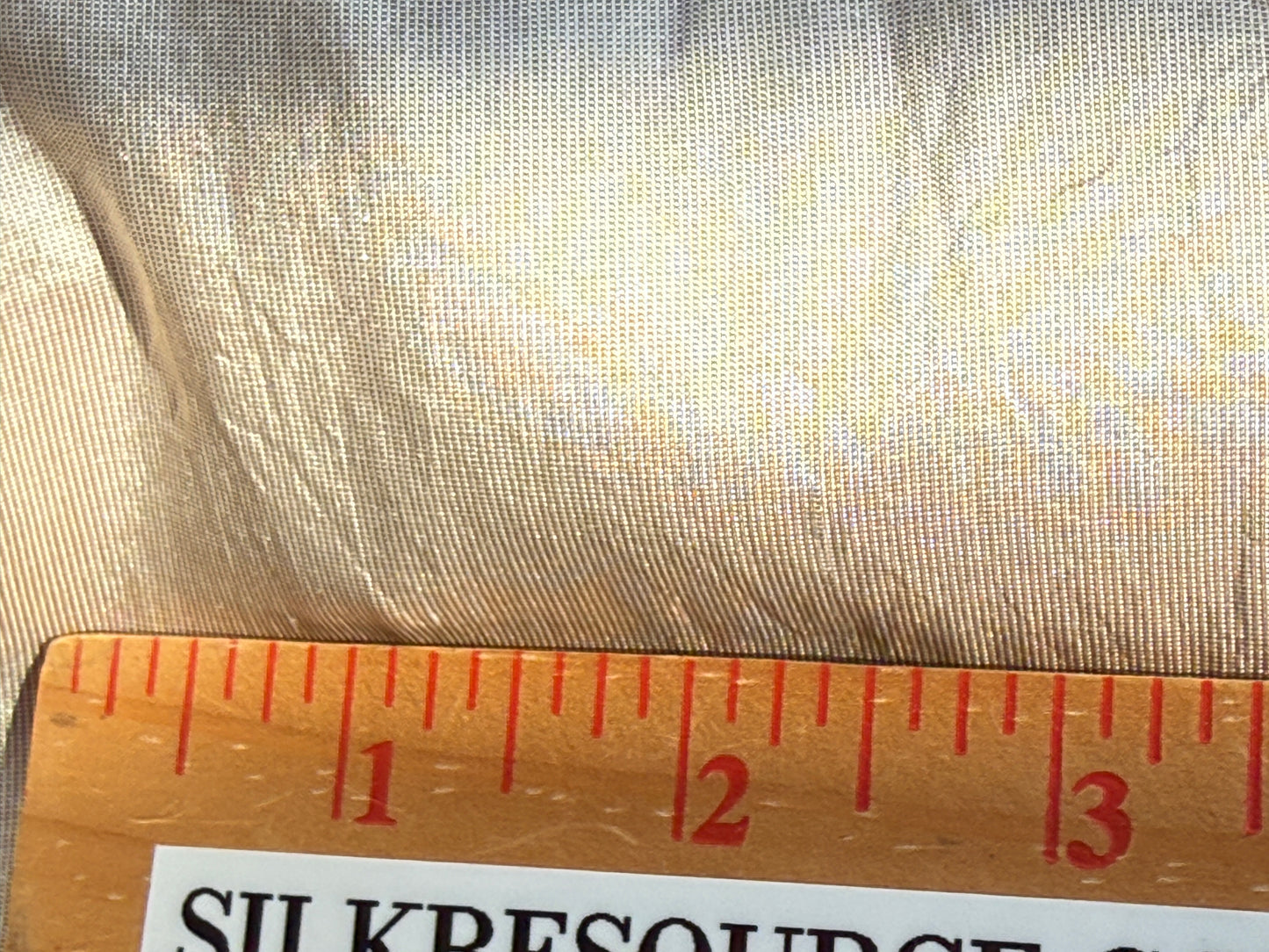 By Yard Waterfall 100% Silk Faille in Titanium Silver Smooth Radiance Silver Pale Mocha