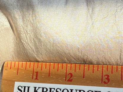 By Yard Waterfall 100% Silk Faille in Titanium Silver Smooth Radiance Silver Pale Mocha