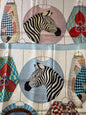 Art Scarf Lattern Festival Animal Kingdom Bird Fish High End 100% Silk Twill Scarf Huge 40”