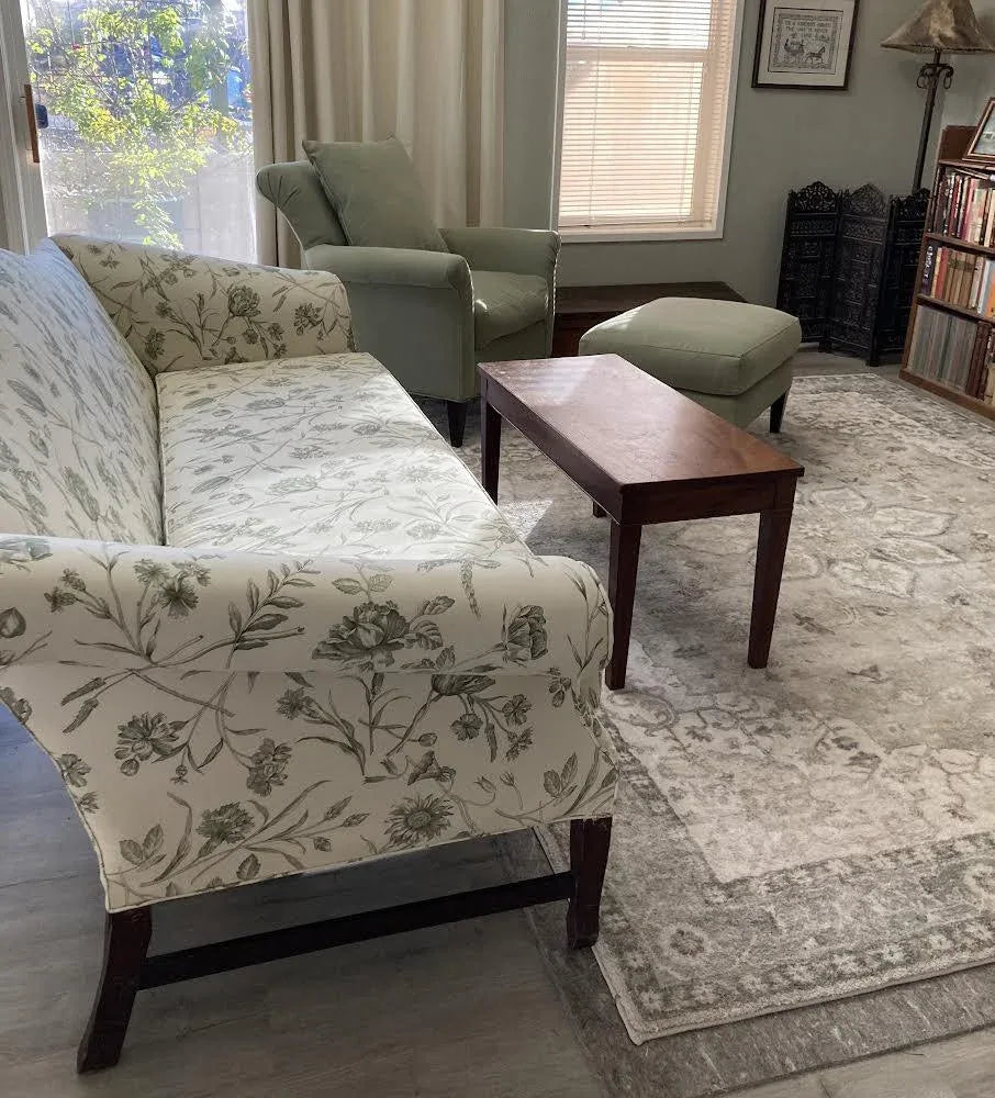 Scalamandre Hope Toile  Linen French Cotton Tulip Rose Sunflower Coffee MSRP USD$160/Y