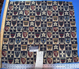 10a Berkbox26 Scalamandre Woven Navy Blue