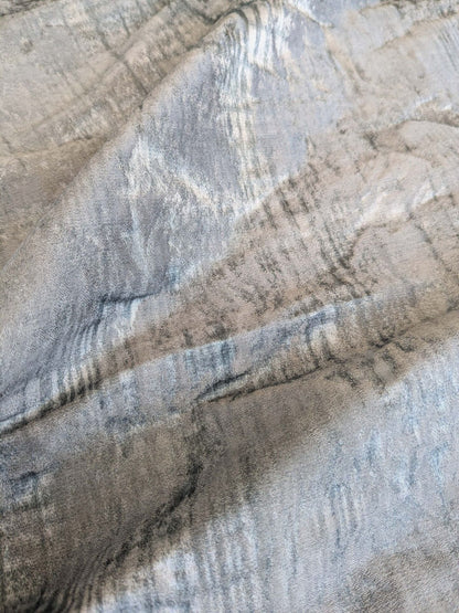 77 EV37 26" x 27" Old World Weavers Trilussa Grey  Abstract Large Jacquard