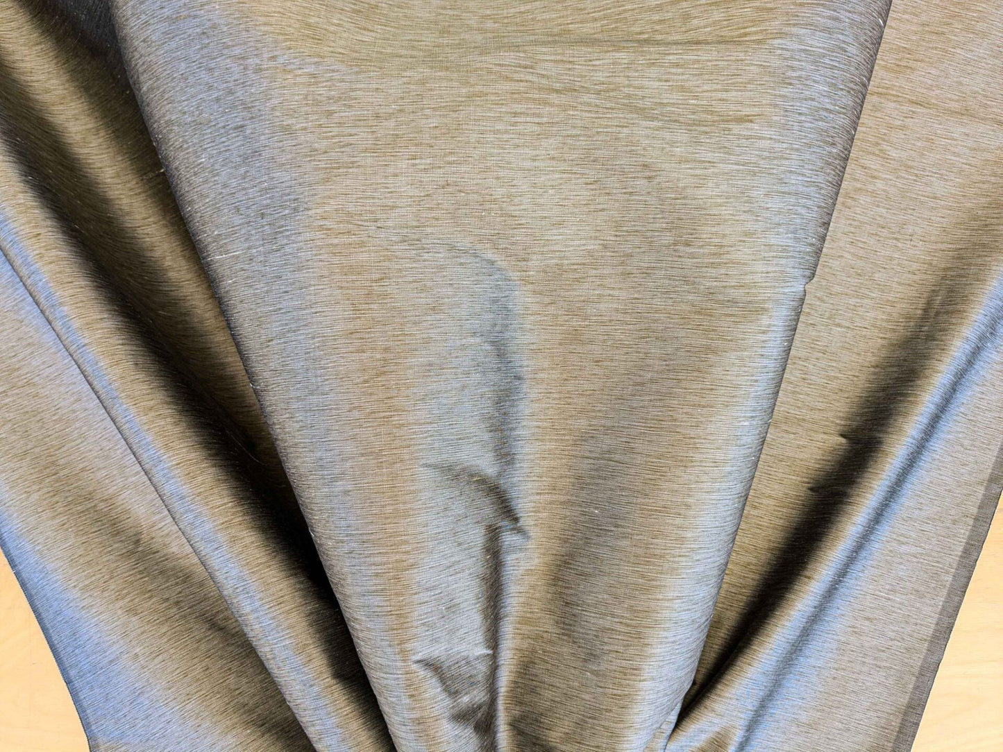 by yard Scalamandre Diffusion Taffeta Taupe Golden Solid Classic