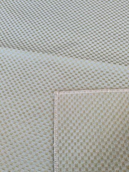 67 EV37 23" x 24" Scalamandre Rice Bean Artemisia Gray Damask Cotton Viscose Silk Small Scale MSRP USD350/y