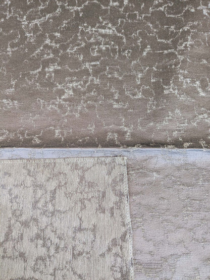 19 EV37 26" x 27" Aldeco Misty Brownish on Gray Abstract Small Jacquard