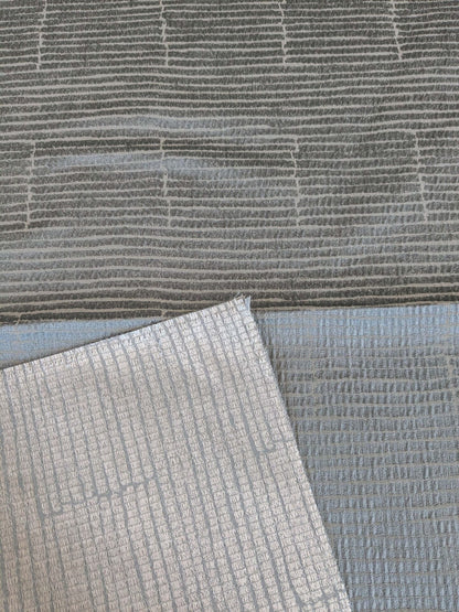 14 EV37 26" x 26" Aldeco Kali Blue Gray Texture Solid Small Jacquard