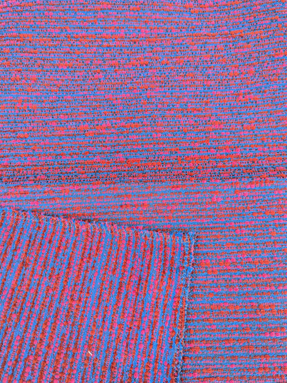 58 EV37 25" x 26" Lelievre Paris Maracas Fruits Rouges Purple Solid Texture Polyester