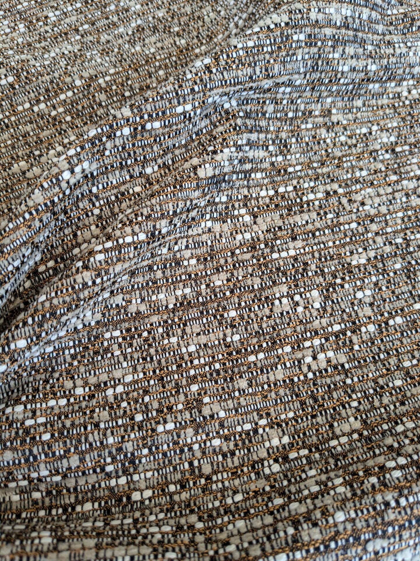 52 EV37 25" x 25" Lelievre Paris Maracas Silex Dark Gray Solid Texture Polyester