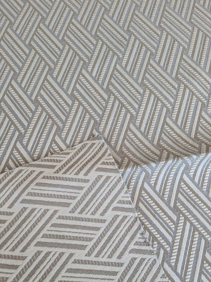 36 EV37 23" x 26" Lelievre Paris Vacoa Brume Gray Diamond Ogee Viscose MSRP USD354/y