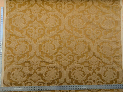 by yard Scalamandre Golden Baroque Renaissance Damask Fabric Pattern